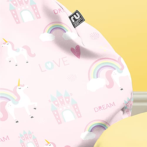Unicorn Love Bean Bag | For Kids | Pink 