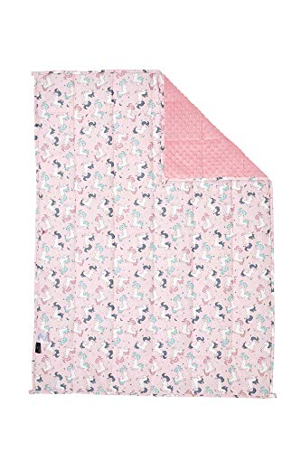 Weighted Unicorn Blanket Pink 