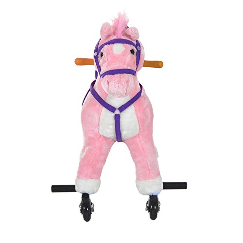 Purple & Pink Soft Padded Unicorn Rocking Horse 
