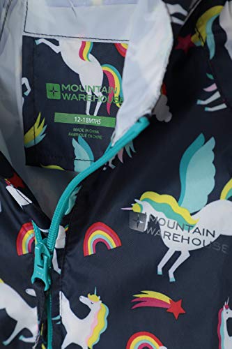Unicorn Puddle Suit For Kids | Waterproof Children's Rain Coat | Mountain Warehouse
