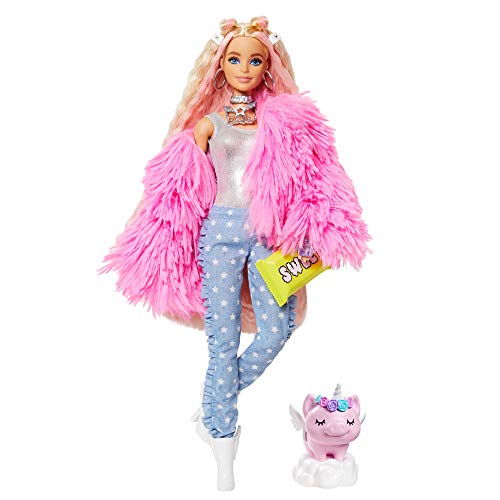 Barbie Doll Extra | With Unicorn Pig Toy 