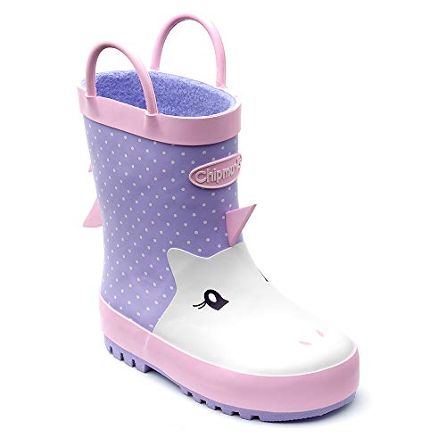 Unicorn Girls Wellingtons Lilac | Chipmunks