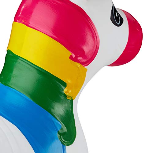 Multicoloured White Hopping Unicorn, Air Pump Included, Up to 50 kg, BPA-Free