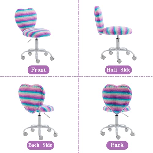 Unicorn Style Faux Fur Computer Chair
