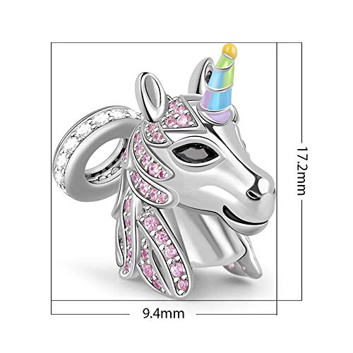 GNOCE Unicorn Charm | Pendant | Sterling Silver | Unicorn Gift 