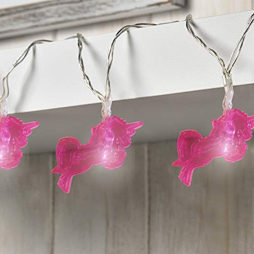 Pink Unicorn Fairy Lights LED String Light- Battery Powered 6.89ft 15 LEDs
