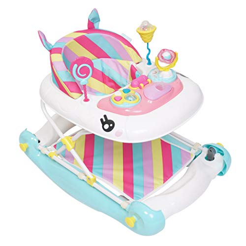 Unicorn 2 In 1 Babies Walker Rocker | Pink Rainbow | MyChild