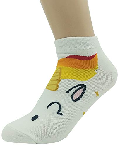 Cute Multicoloured Unicorn Socks 