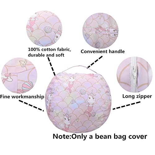 Unicorn Mermaid Bean Bag 