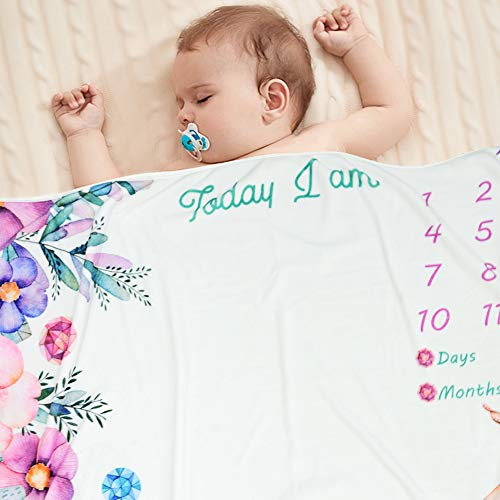 Babies Milestone Blanket | Unicorn Design