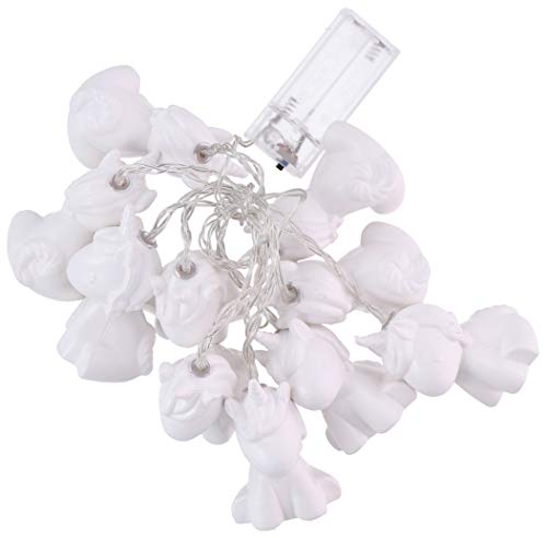 White LED Unicorn String Fairy Lights