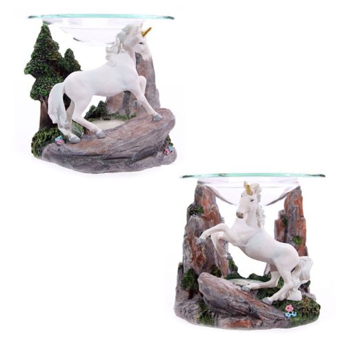 Unicorn Oil Burner, Multi, Height 11cm Width Depth 15cm Dish Diameter 12cm