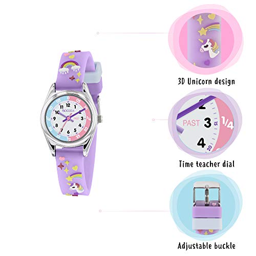 Kids Lilac Watch Unicorn