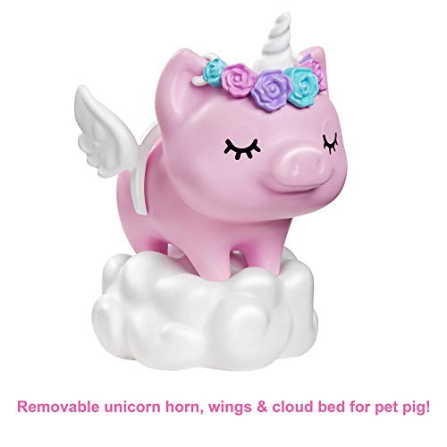Barbie Doll Unicorn Pig Toy 