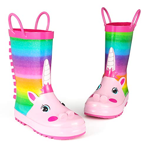 Rainbow Unicorn Wellie Boots