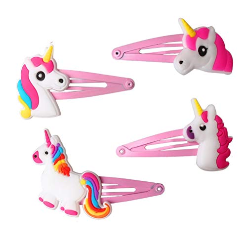 10 Pieces Unicorn Hair Clips | Hair Accessories For Kids | Gift Idea