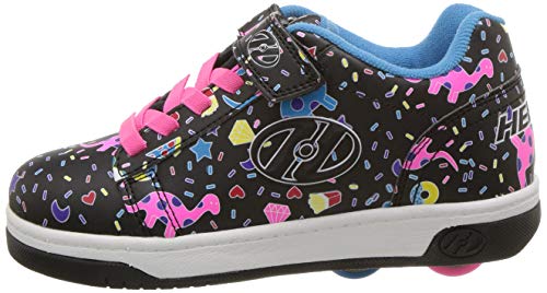 Heelys girls trainer black pink design