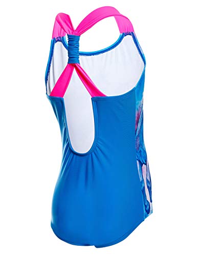 iDrawl Dream Unicorn Printed One Piece Swimming Costume for Girls, Kids UPF 50