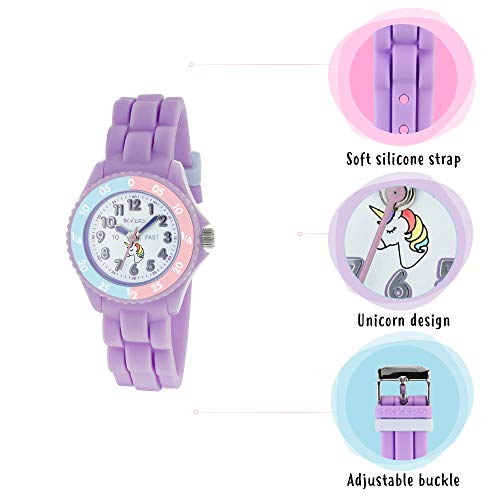 Cute Unicorn Girls Watch Lilac Colour