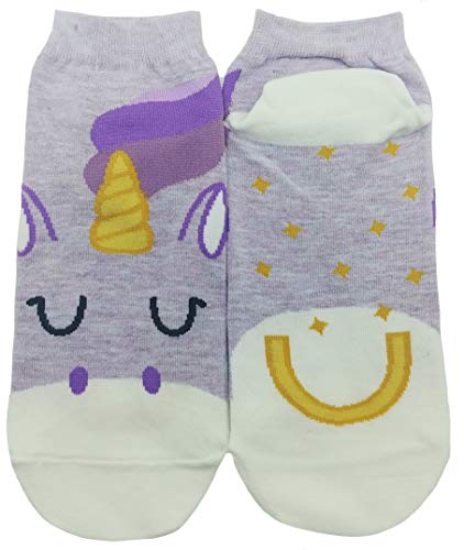 Purple Rainbow Unicorn Women's Socks 