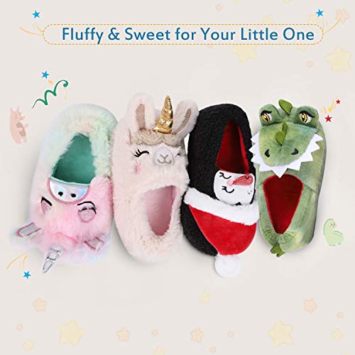Fluffy Soft Unicorn Slippers 
