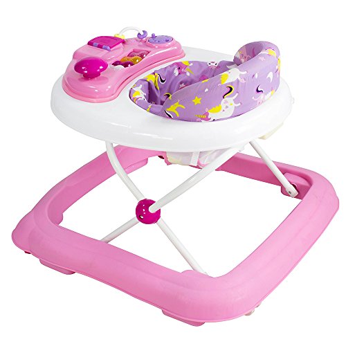 Pink Unicorn Baby Walker