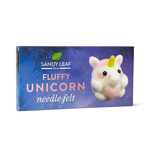 Fluffy Unicorn Needle Felt Kit | For Beginners