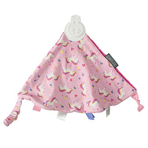Cheeky Chompers Unicorn Love | Pink | Teething Comforter