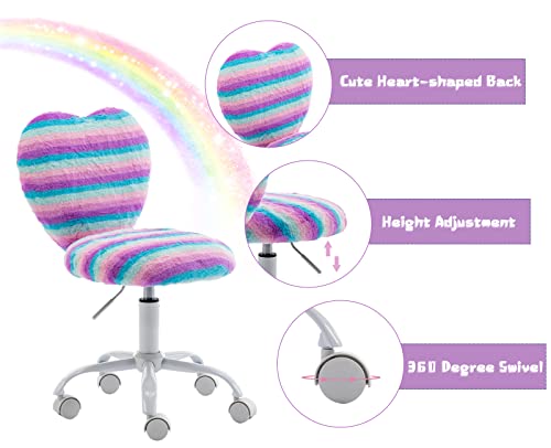 Unicorn Style Heart Shaped Computer Chair