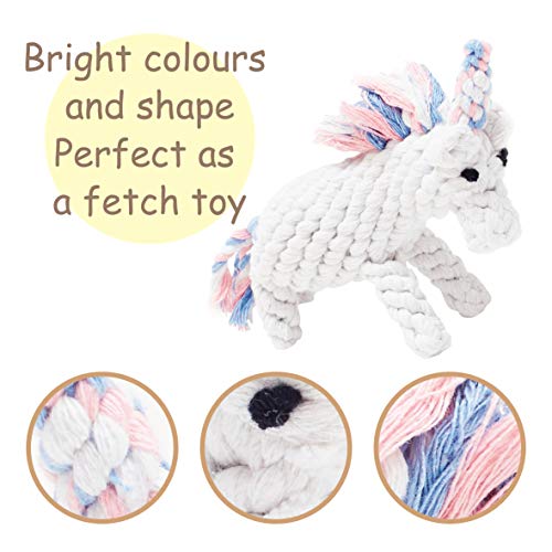 Unicorn Dog Toy 100% Cotton