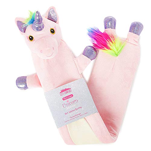 Extra Long Hot Water Bottle | 2 Litre | Unicorn Design