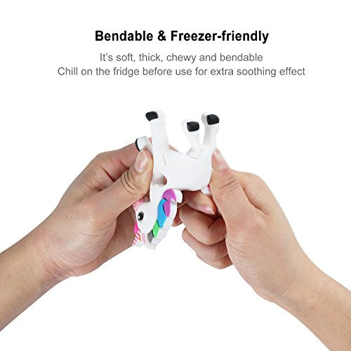 Silicone Rainbow Unicorn Teether