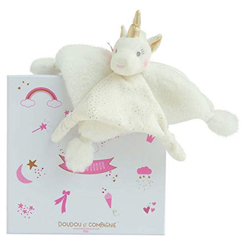 Unicorn Cuddly Blanket | Comforter | Doudou et Compagnie | Gift Box