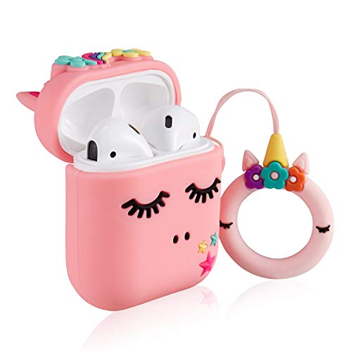 Kawaii Pink Unicorn AirPod Case