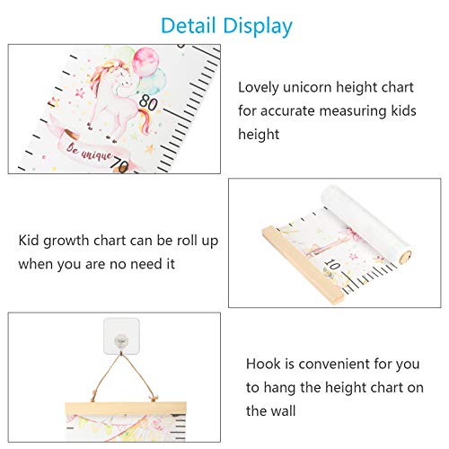 Unicorn Wall Hanging Measurement Height Chart |  Kids Bedroom, Playroom