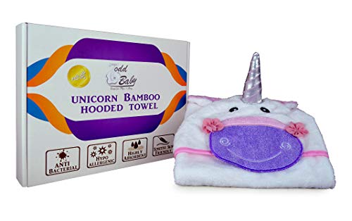 Unicorn Bamboo Hooded Towel