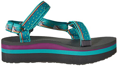 Teva Unisex Flatform Universal Sandal, Unicorn Waterfall, 6 UK