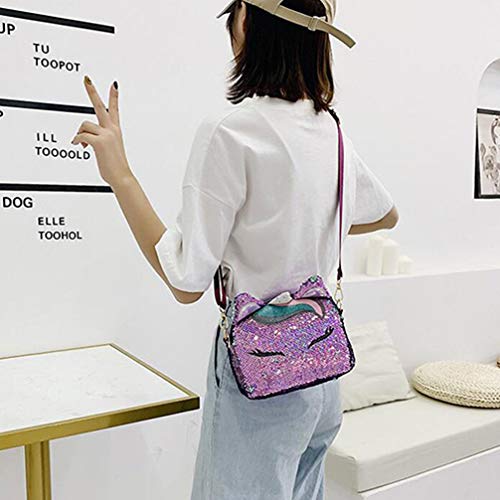 Funky Unicorn Sequined Handbag