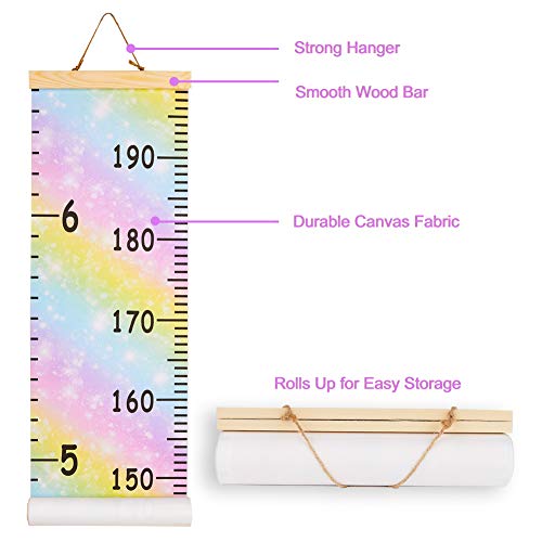 Unicorn Wall Ruler Growth Chart | 20x200 cm | Kids Bedroom