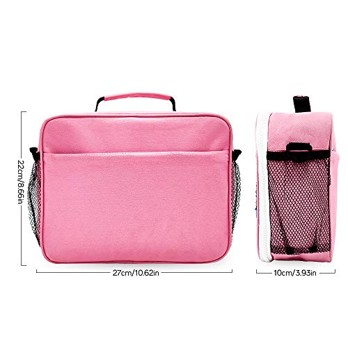 Sequined Unicorn Lunch Bag for Girls, For School, Picnics