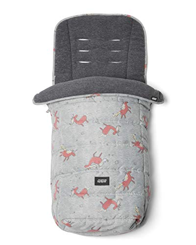 Mamas & Papas All Seasons Footmuff | Pink unicorn