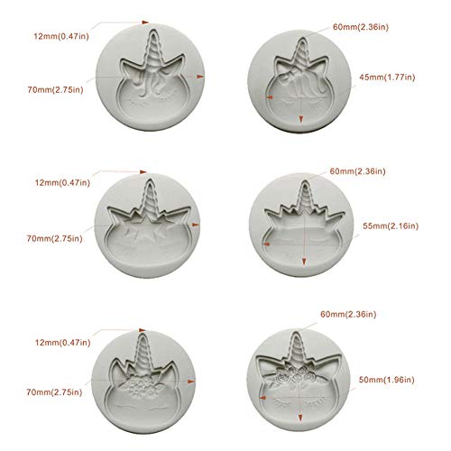 Cute Unicorn Silicone Moulds