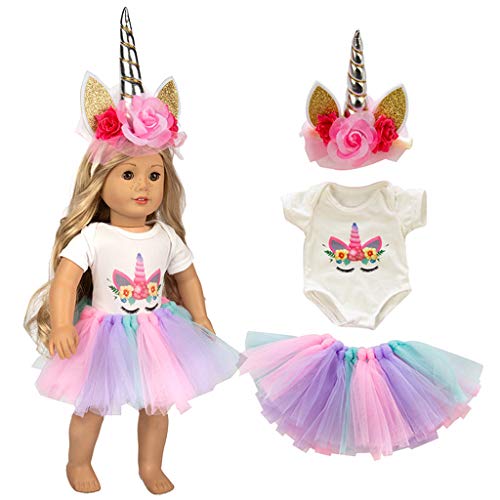 Unicorn Dolls Outfit | Dolls Accessory 