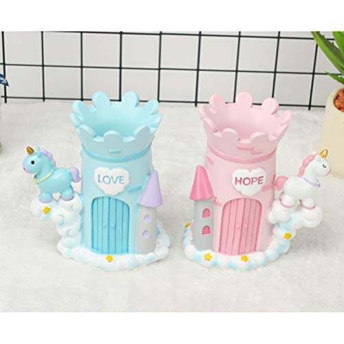 Unicorn Castle Pen Holder