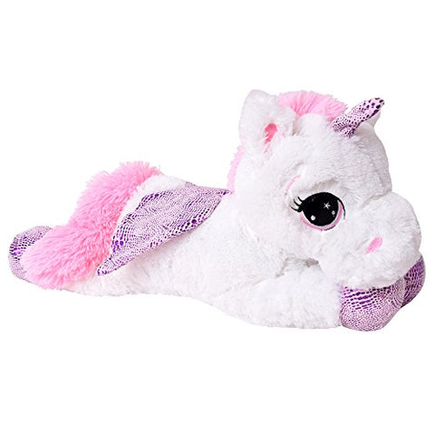 Unicorn Cuddly Toy Lying | 45cm Purple | Soft, Fluffy, Plush