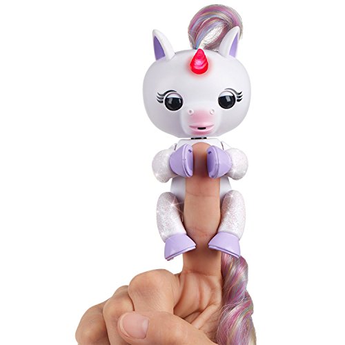 White & Lilac Unicorn Fingerling