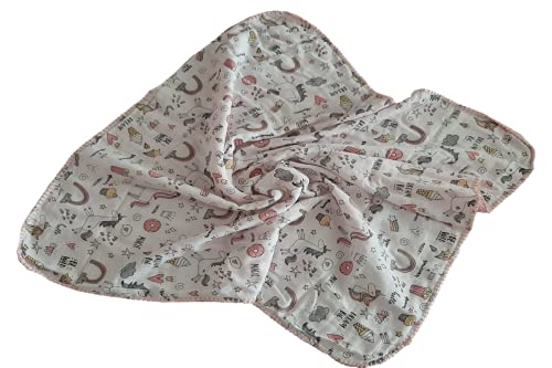 Double Backed Unicorn Blanket | Pink