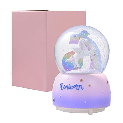 Magical Unicorn Music Box | Unicorn Snow Globe 