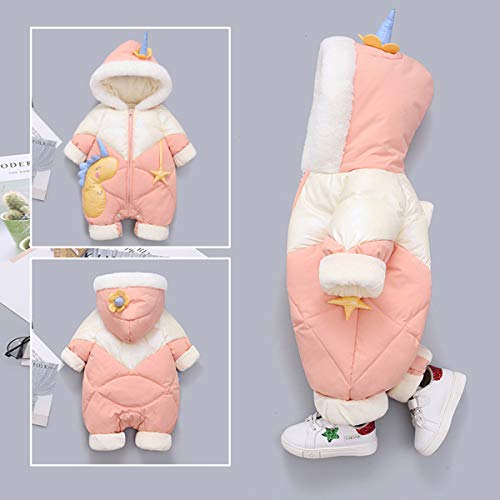 Soft Warm Hooded Girls Snowsuit