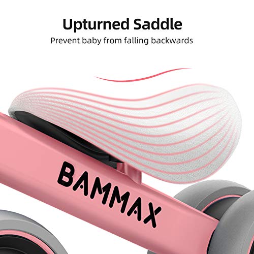 Pink & Black | Toddler Balance Bike | Push Along Bike
